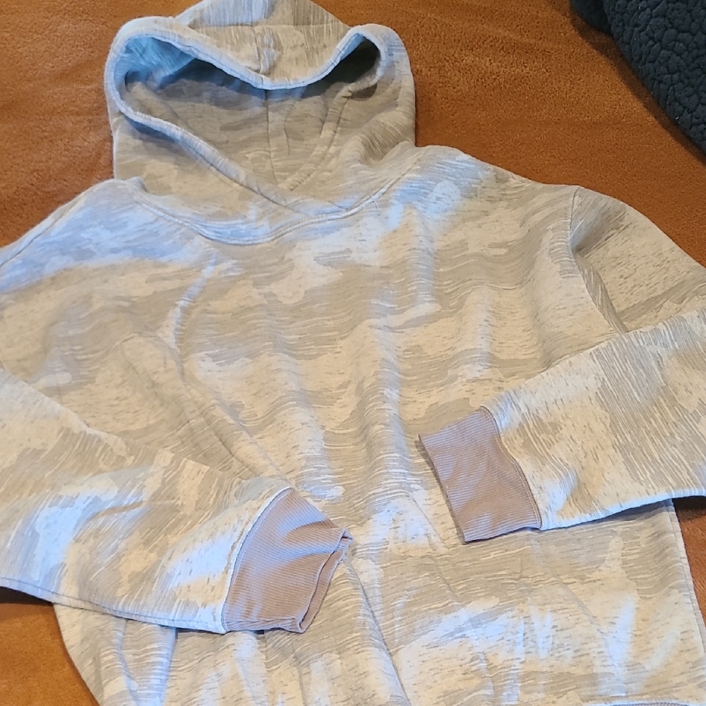 Just Be Heathered Gray Hoodie